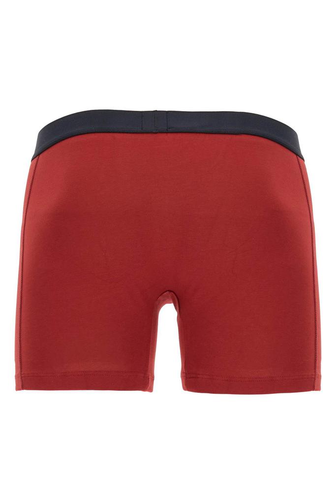 Hugo Boss dark red slim fit boxer with side logo in cotton