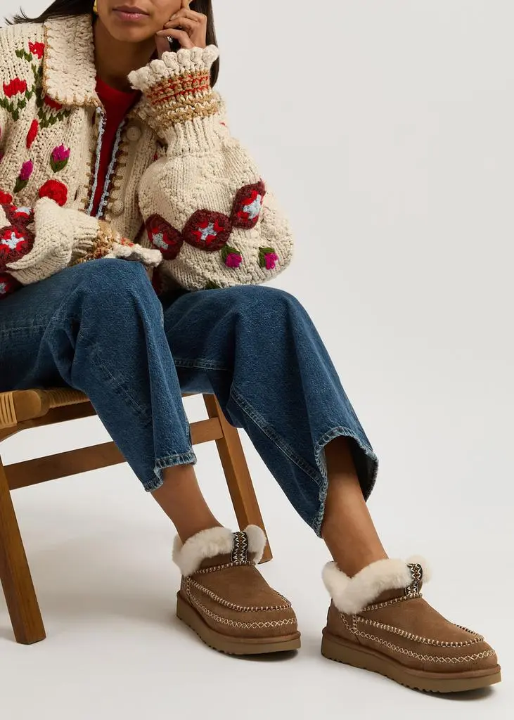 UGG Classic Ultra Mini Alpine suede ankle boots 5