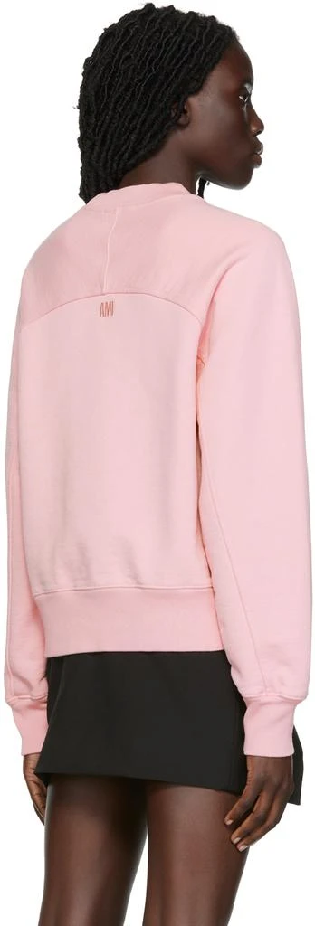 AMI Paris Pink Ami de Cœur Sweatshirt 3