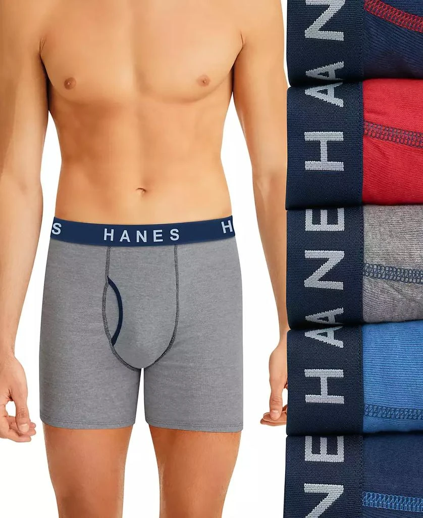 Hanes Men's Ultimate 5pk. Ringer Boxer Briefs 1
