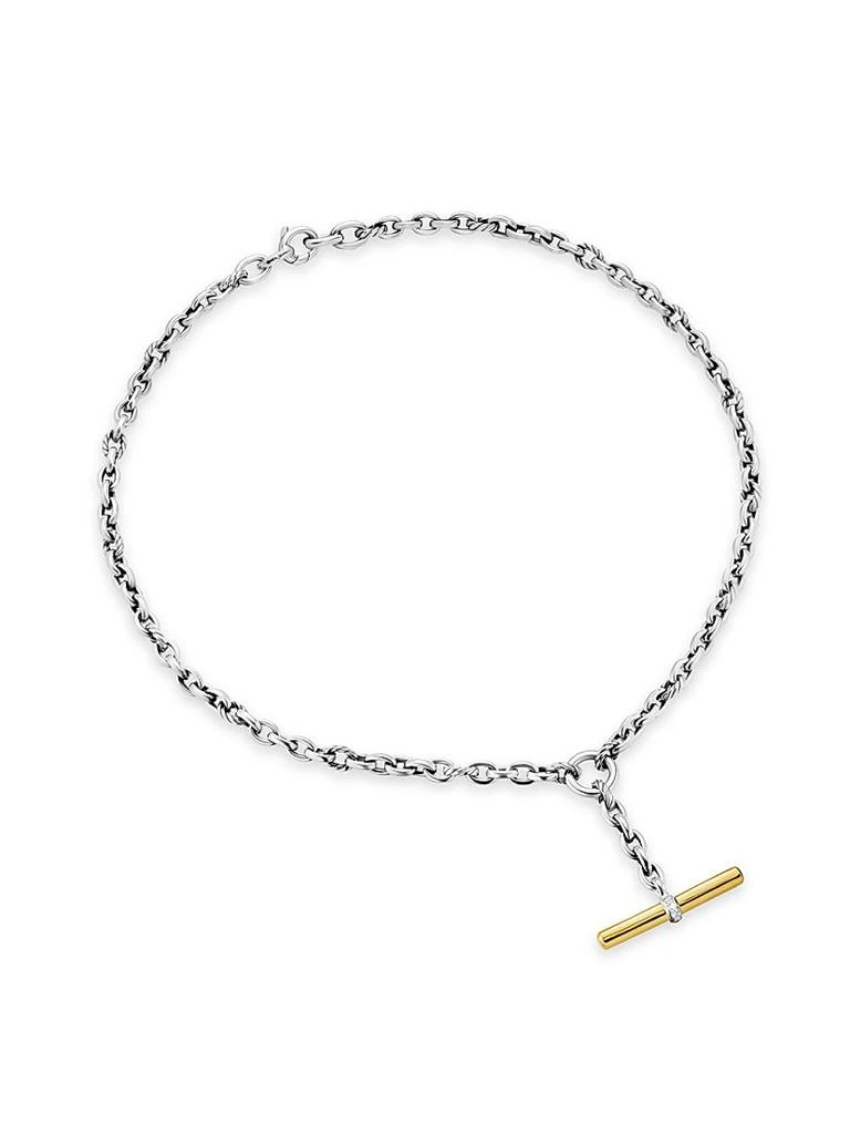 David Yurman DY Mercer Petite Toggle Chain Necklace in Sterling Silver 3