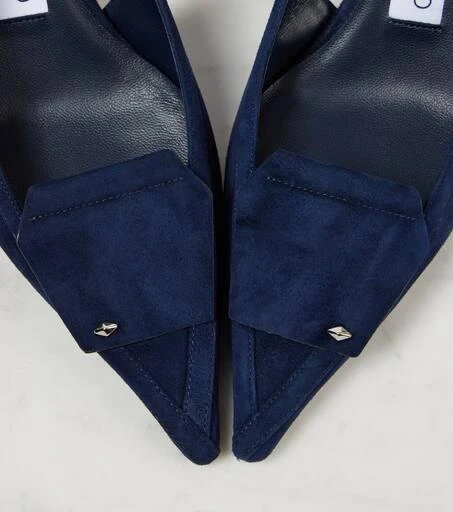 Jimmy Choo Frances 60 suede slingback pumps 5