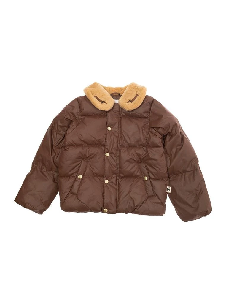 Mini Rodini Mini Rodini Dog Embroidered Quilted Puffer Jacket 1