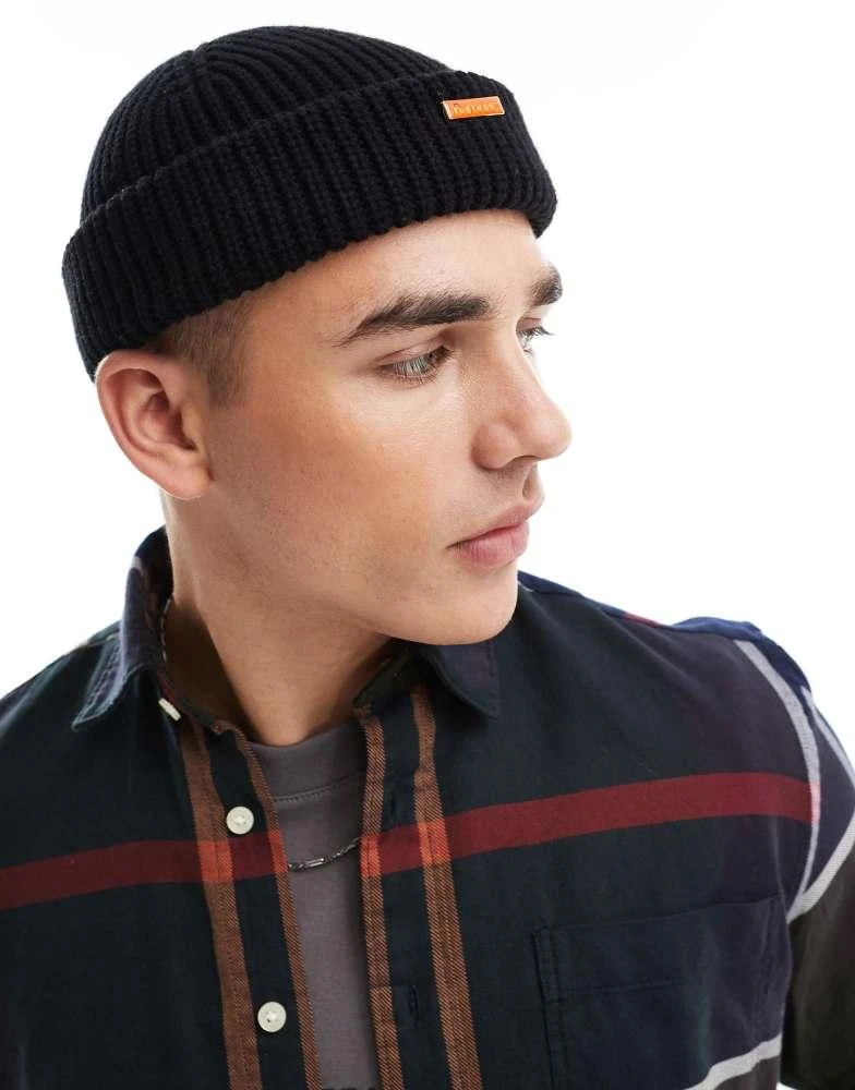 Barbour Barbour Mosely beanie hat in black 1