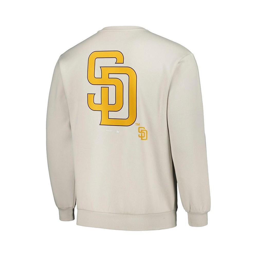 PLEASURES Men's Gray San Diego Padres Ballpark Pullover Sweatshirt