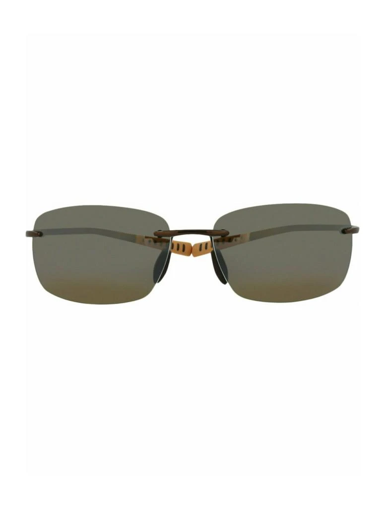 Maui Jim Shield-Frame Titanium Sunglasses 1
