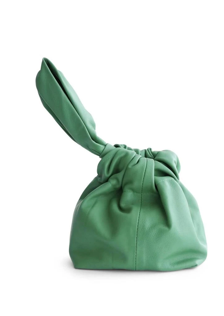 Lemiz Women's Mariposa Wristlet Leather Handbag In Avocado 3