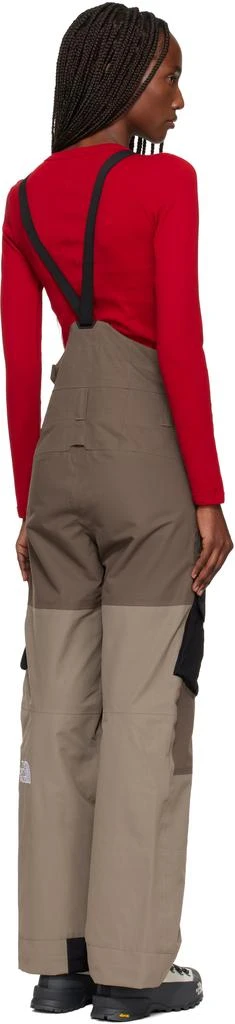 The North Face Khaki Dragline Bibs Snow Pants 3