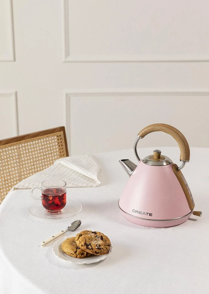 Create Kettle Retro - Bouilloire Électrique - 1,7L - Rose Pastel 1