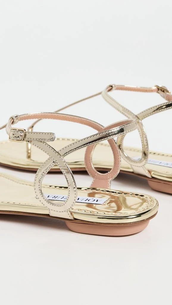 Aquazzura Almost Bare Sandal Flats 3