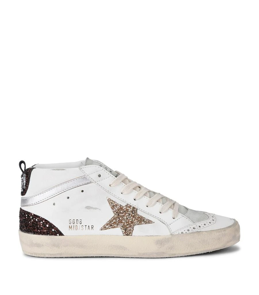 Golden Goose White Leather Ball Star Sneakers Harrods US
