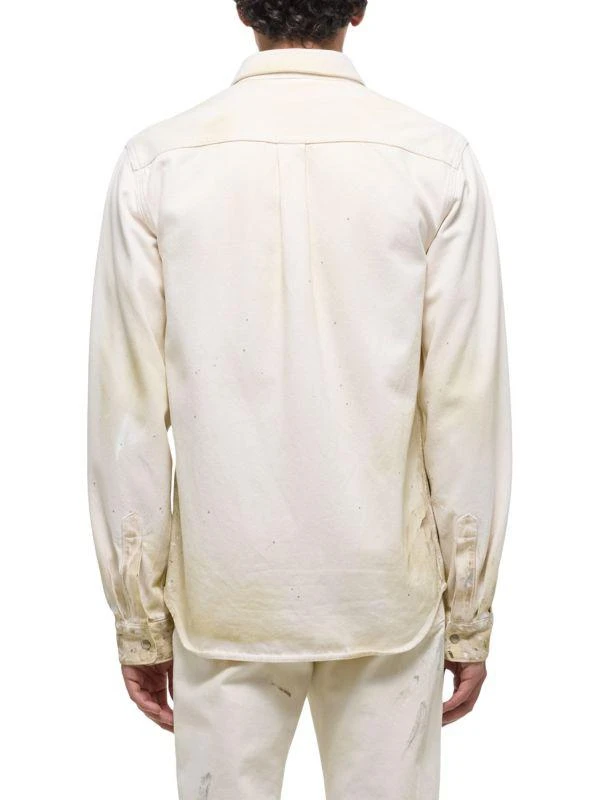 Helmut Lang Cotton Button-Front Shirt Jacket 2