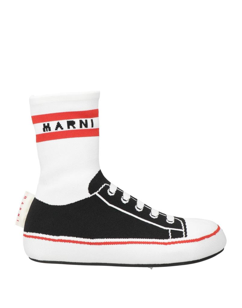 ■MARNI■ DADA BUMPER SNEAKERS WHITE LIGHT PINK SNZU013401P5 Marni Dada Bumper Sneakers - Lilly White/Light Pink | Garmentory