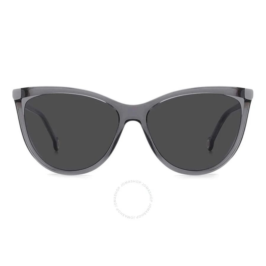 Carolina Herrera Grey Cat Eye Ladies Sunglasses HER 0141/S 0ZLP/IR 58 1
