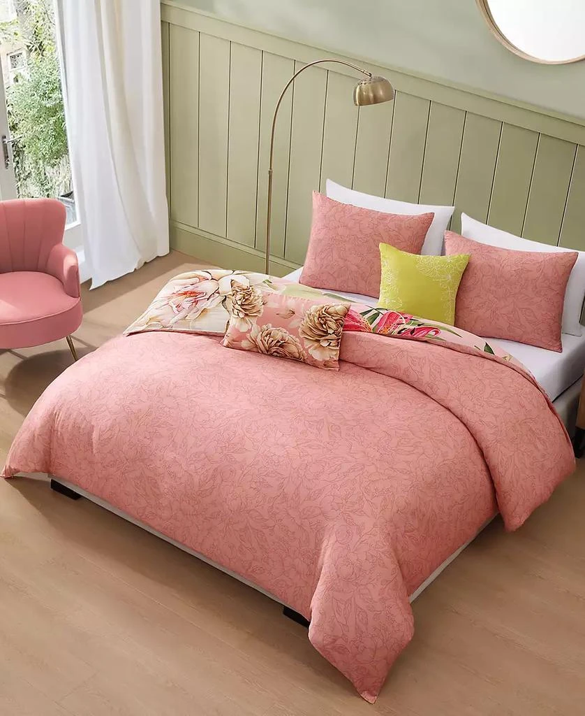 Bebejan Spring Forever Bedding 100% Cotton Sateen 5 Piece King Size Reversible Comforter Set 7