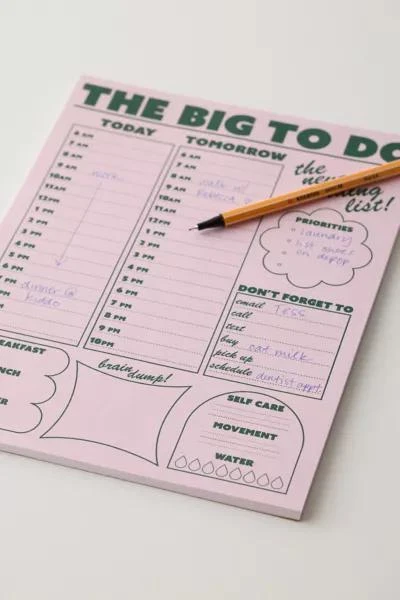 Sunthing Studio Sunthing Studio The Big To Do Daily Notepad 2