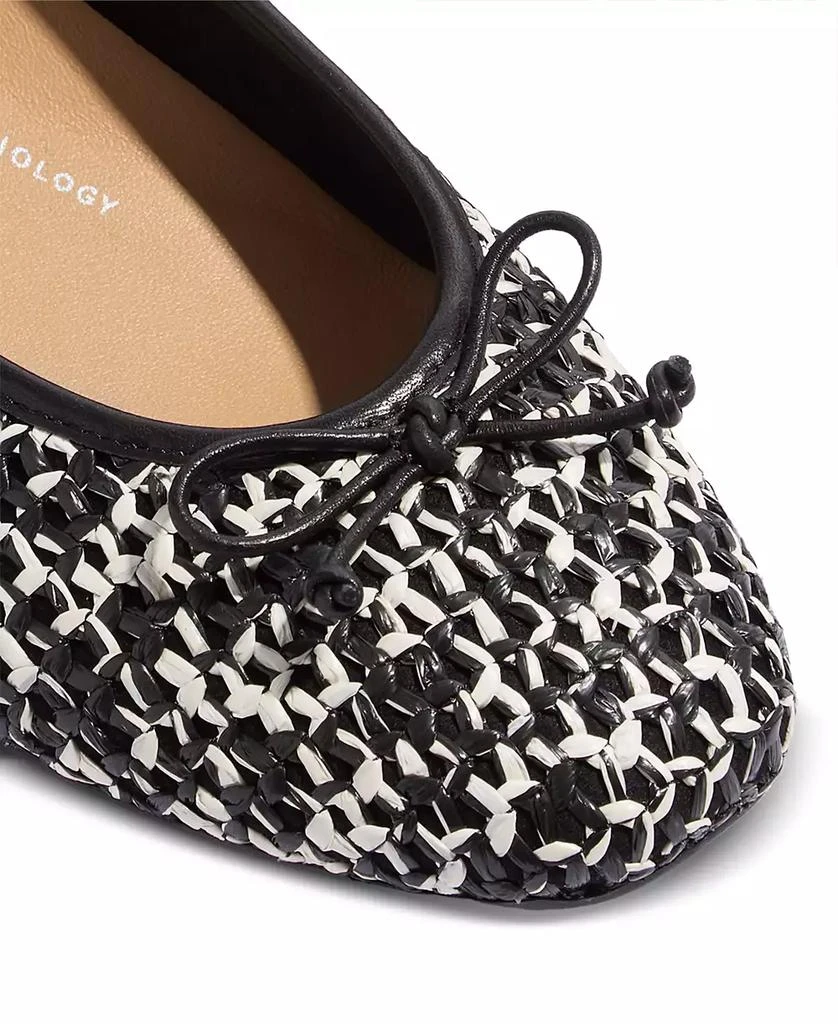 FitFlop Women's Delicato Bow Woven Ballet Flats 4