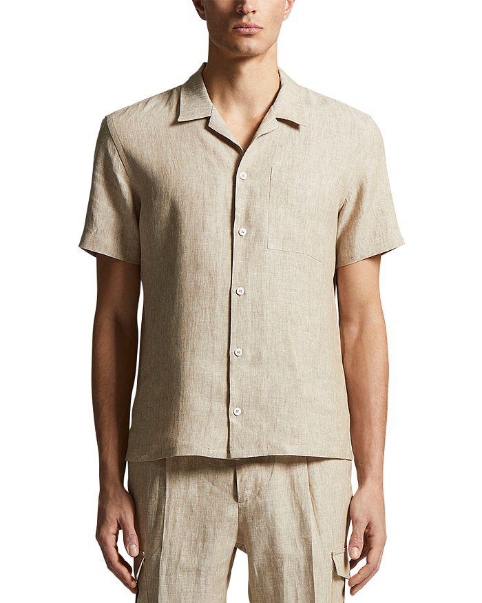 Peserico Linen Short Sleeve Camp Shirt