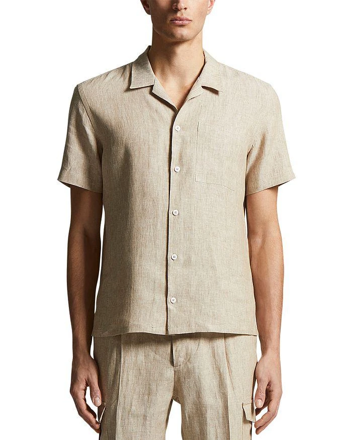 Peserico Linen Short Sleeve Camp Shirt 1