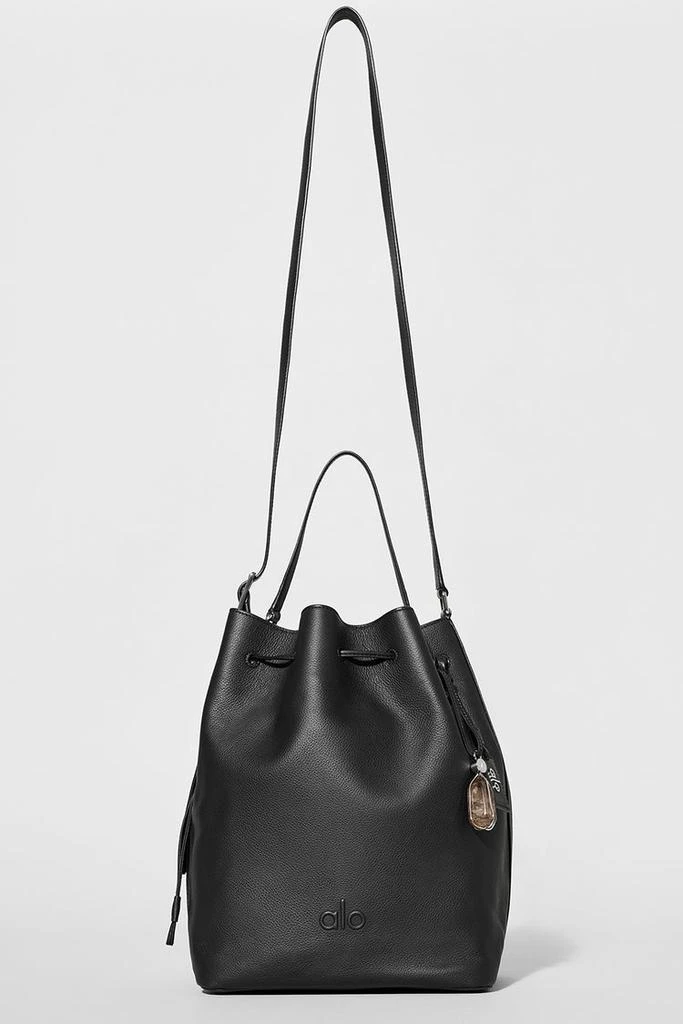Alo ALO Balance Bucket - Black Suede - Tote Bags - Free Shipping -  BeyondStyle
