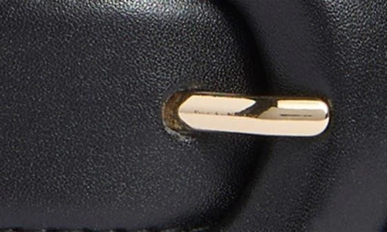 Linea Pelle Covered Buckle Faux Leather Belt 3