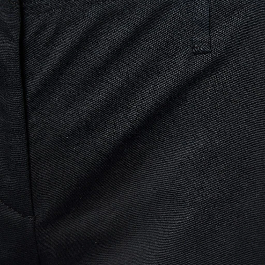 Prada Prada Navy Blue Cotton Frayed Waist Detail Pants M 3