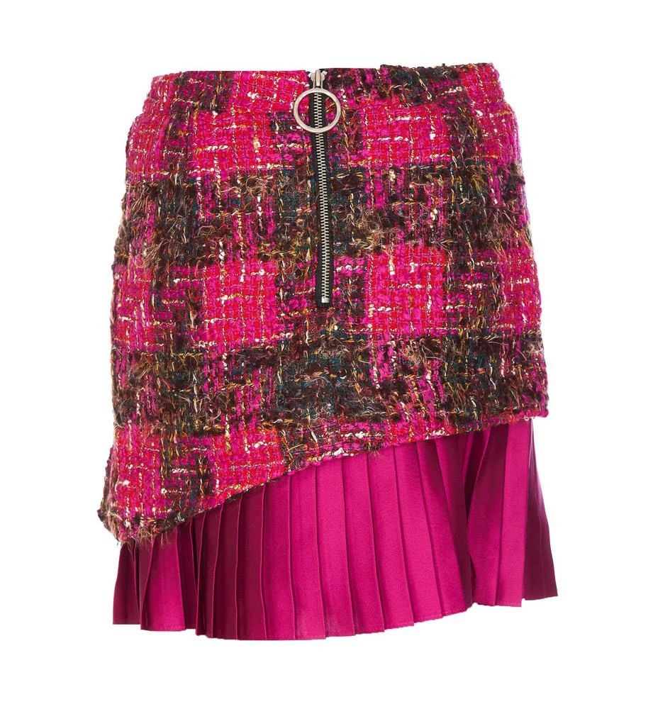 ANDERSSON BELL Andersson Bell Boucle Checked Pleated Skirt 2