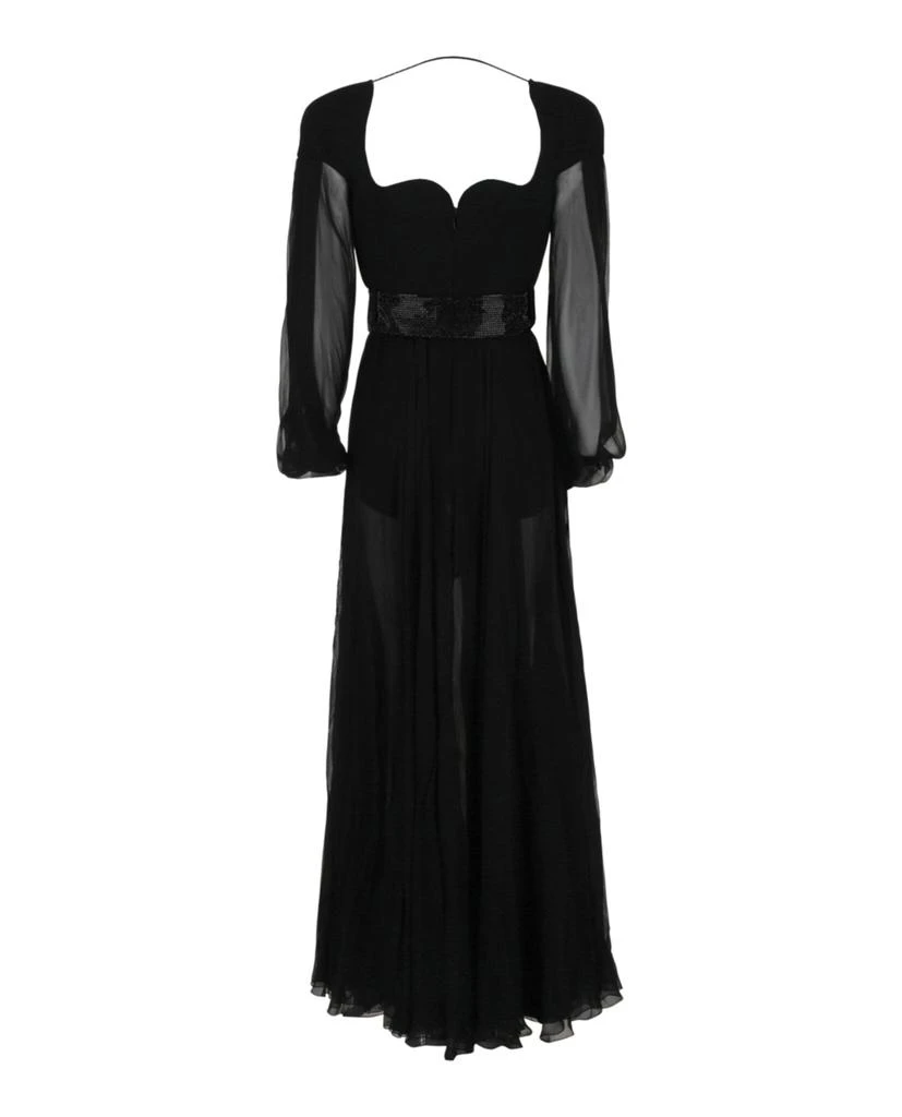 Versace Long Sleeve Silk Gown 2