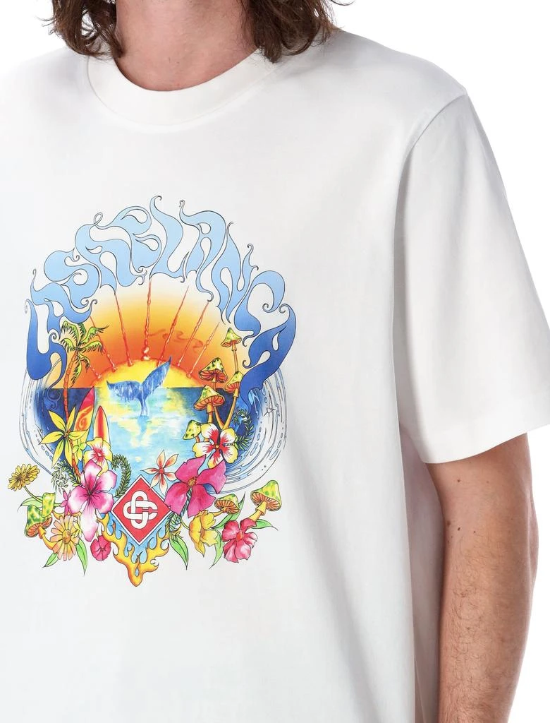 Casablanca SURF TRIP PRINTED T-SHIRT 3