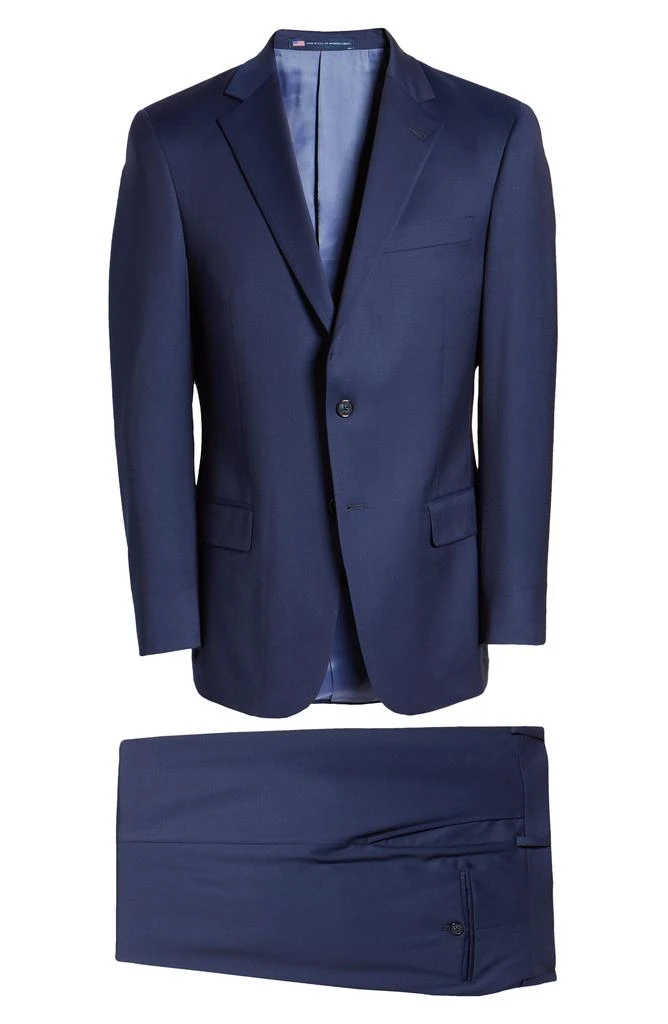 Hart Schaffner Marx New York Classic Fit Solid Stretch Wool Suit 8