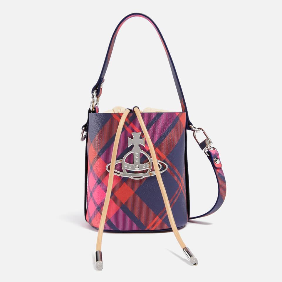 Vivienne Westwood Vivienne Westwood Daisy Printed Leather Bucket Bag