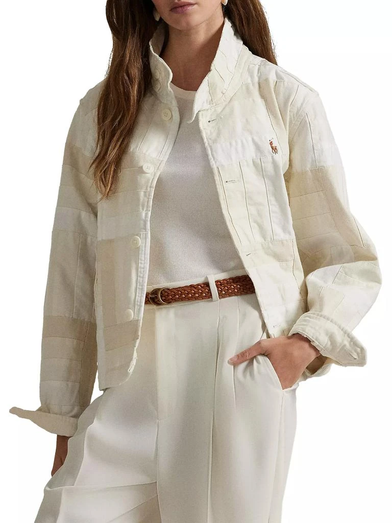Ralph Lauren Patchwork Mock Turtleneck Jacket 3