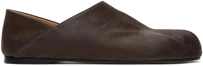 JW Anderson Brown Paw Loafers 1