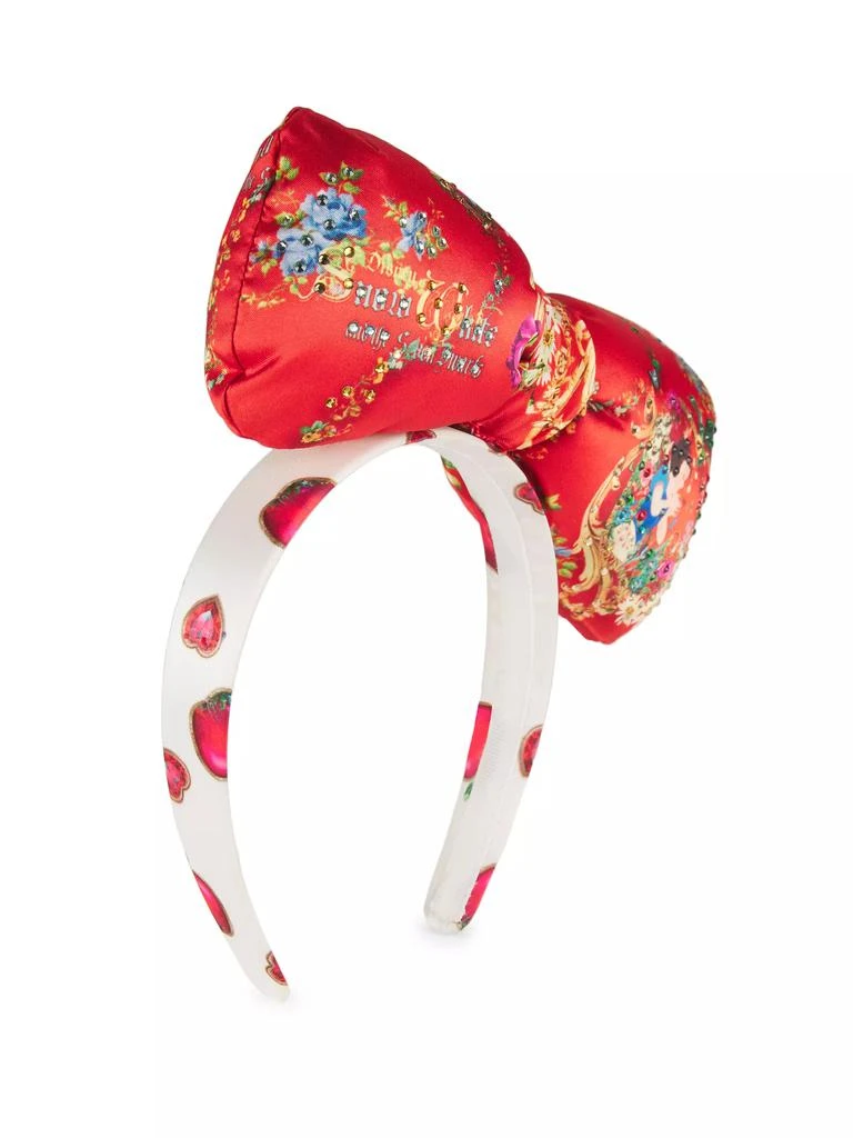 Camilla Girl's Snow White Bow Headband 1