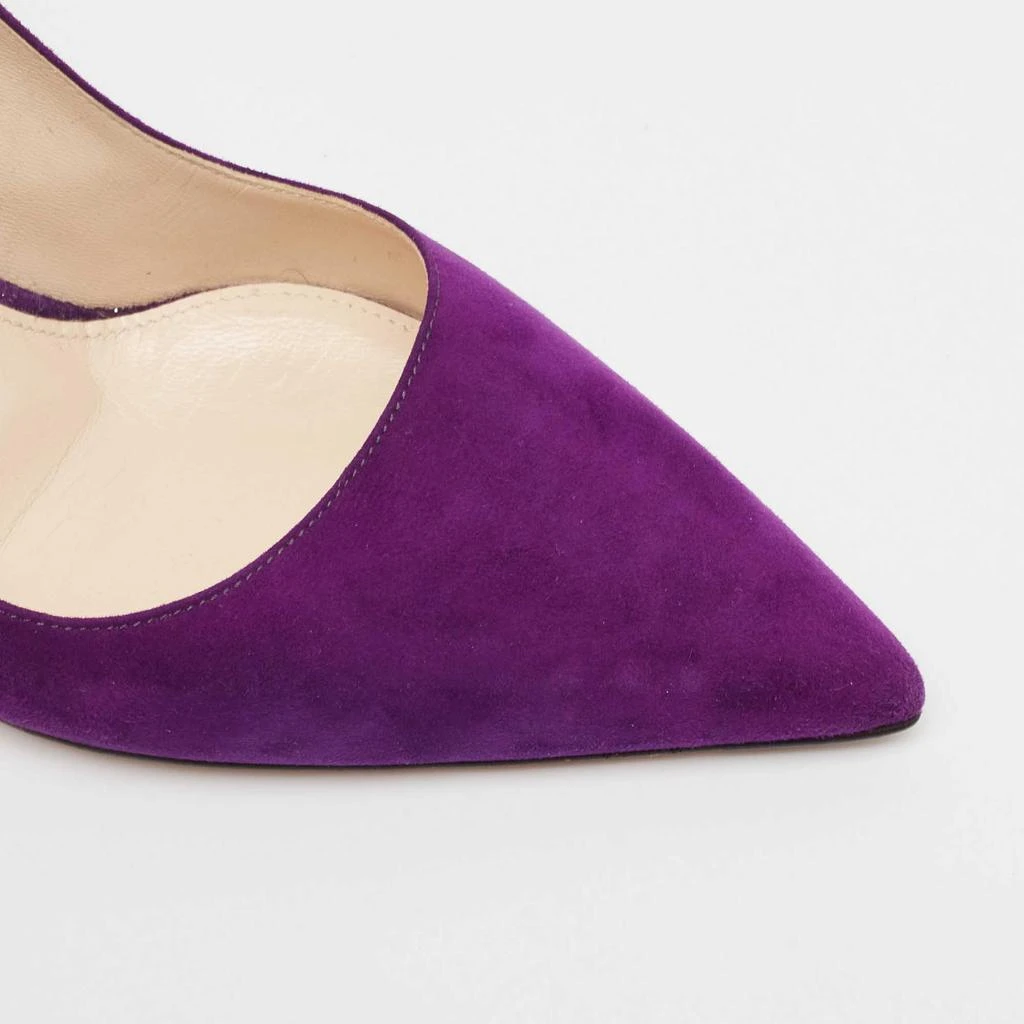 Prada Prada Purple Suede Pointed Toe Pumps Size 37 6