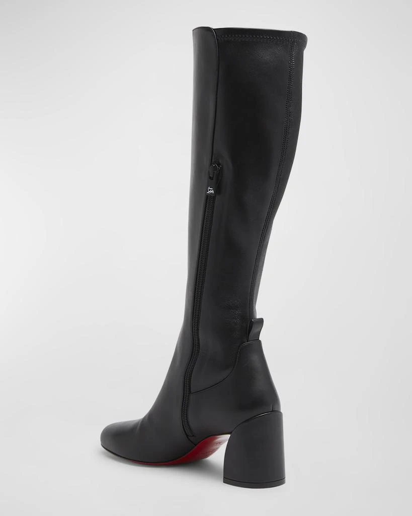 Christian Louboutin Jane Leather Red Sole Knee Boots 3