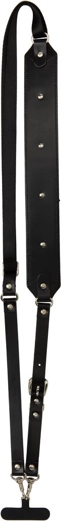 Toga Virilis Black Leather Phone Bag Strap 2