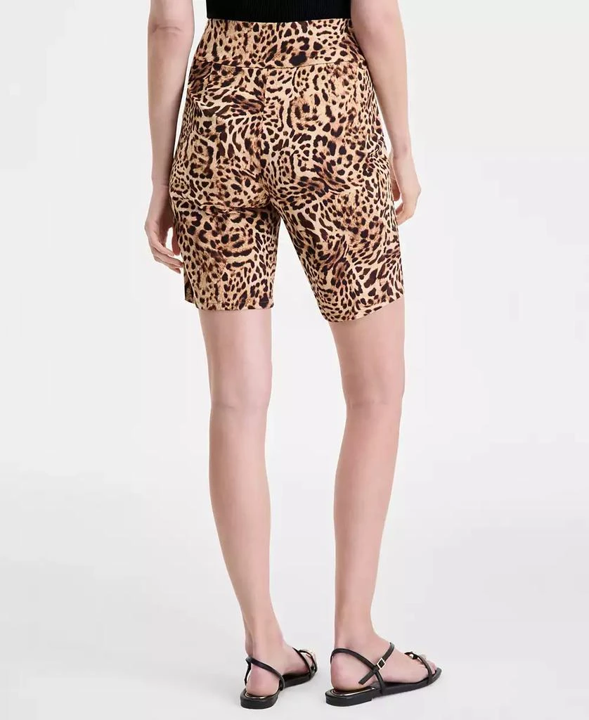 INC International Women's Animal-Print Pull-On Bermuda Shorts, Exclusively at Macy's 4
