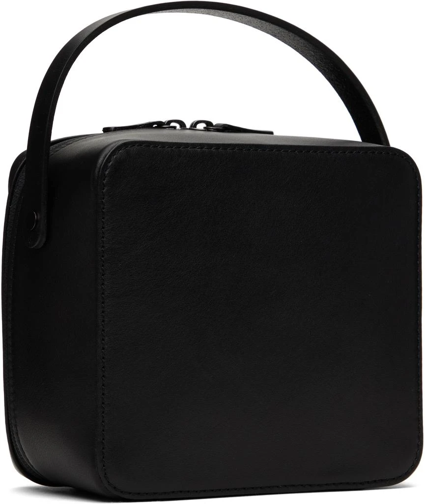 AURALEE Black Small Leather Travel Bag 2