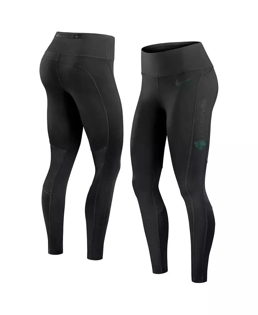 NIKE Women's Black Jacksonville Jaguars Performance Leggings 1