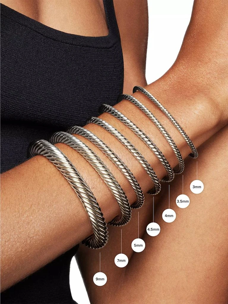 David Yurman Cable Classics Color Bracelet with Pavé Diamonds 4