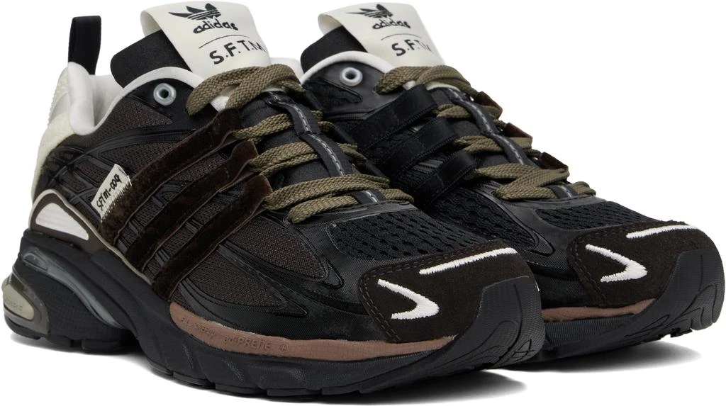 Song for the Mute Black & Brown adidas Originals Edition 004 AdiStar Cushion Sneakers 4