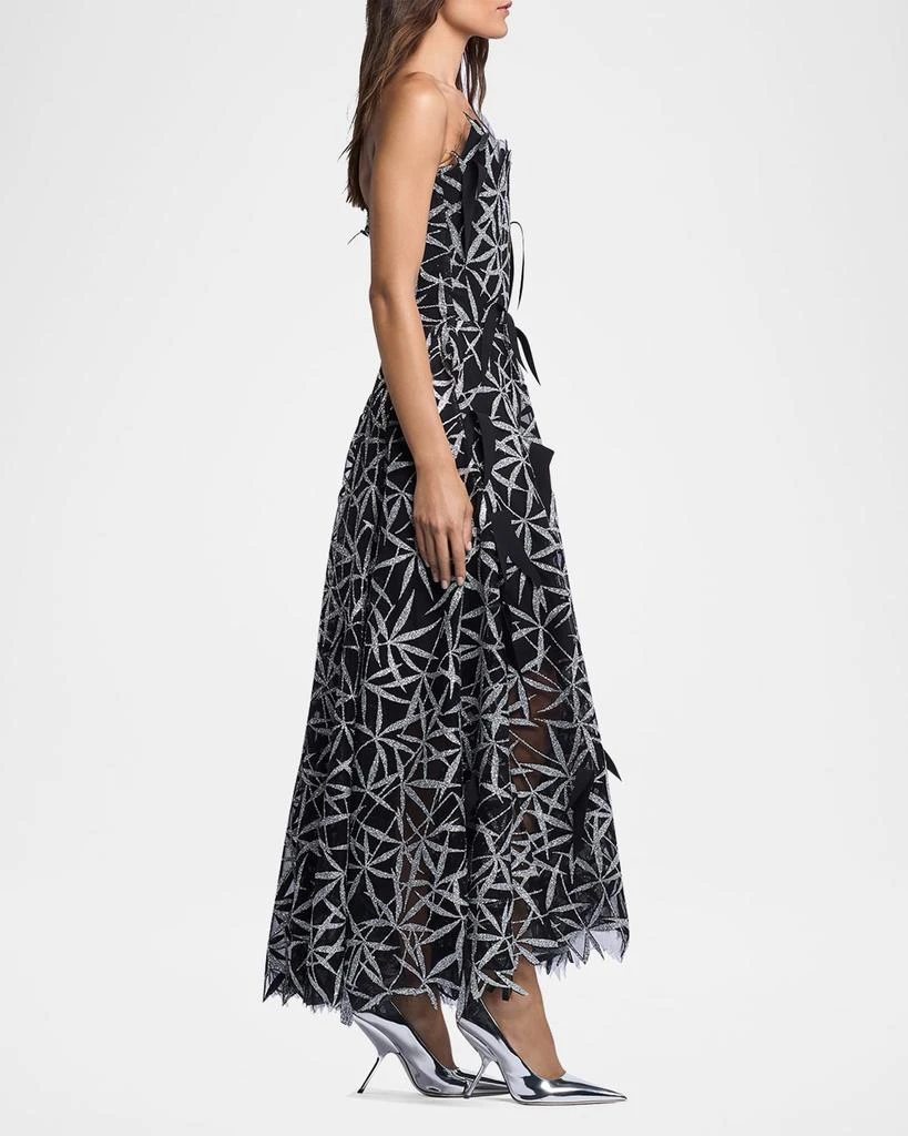 Maticevski Axis Embellished Strapless Fit-&-Flare Gown 4