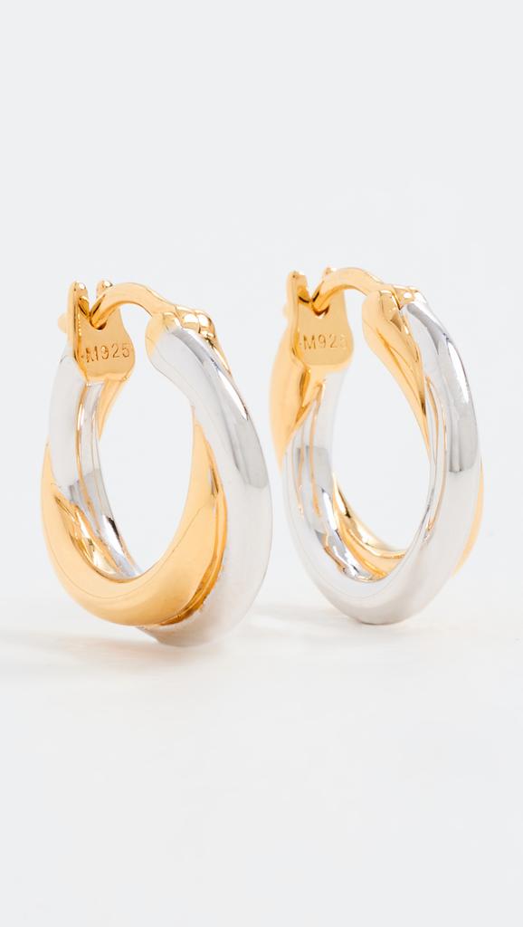 Missoma Lucy Williams Chunky Entwine Small Hoops