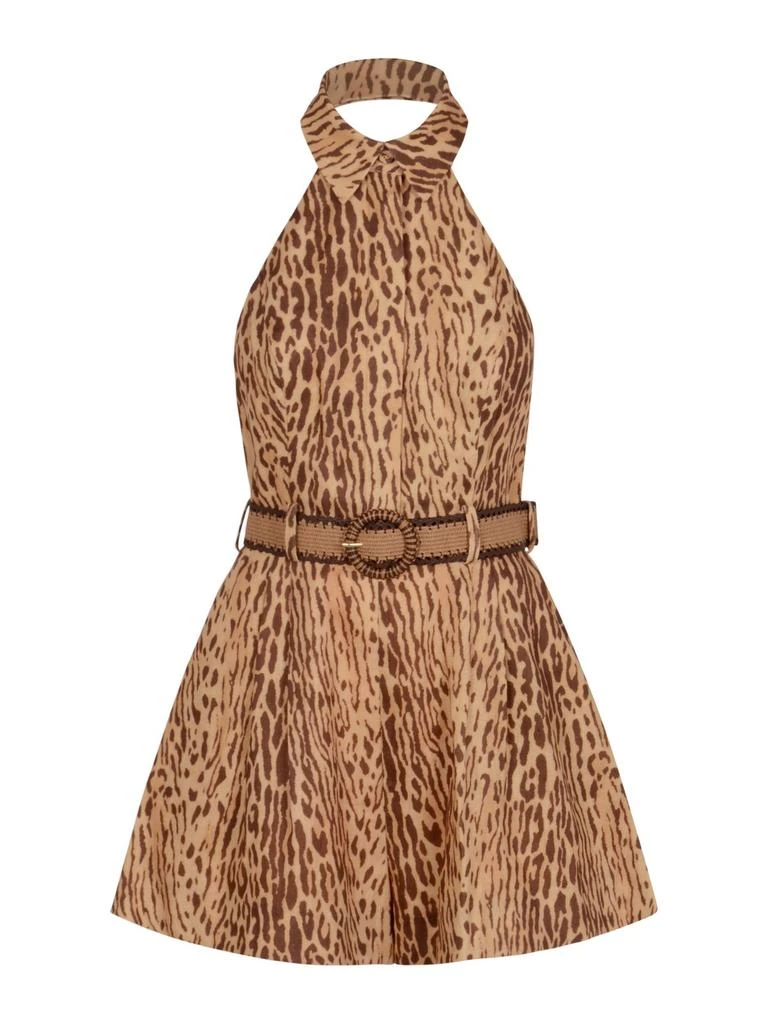 Zimmermann Zimmermann Cascadian Halterneck Sleeveless Playsuit 1