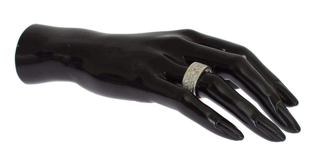 Nialaya Nialaya Silver Womens CZ 925 Sterling Ring 7