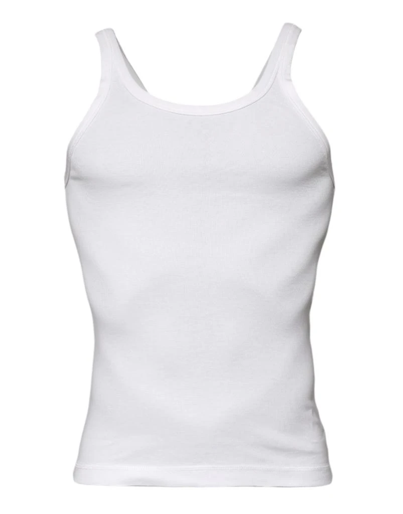 Dolce 
Gabbana Cotton Sleeveless Round Neck Tank Men
s T-shirt
