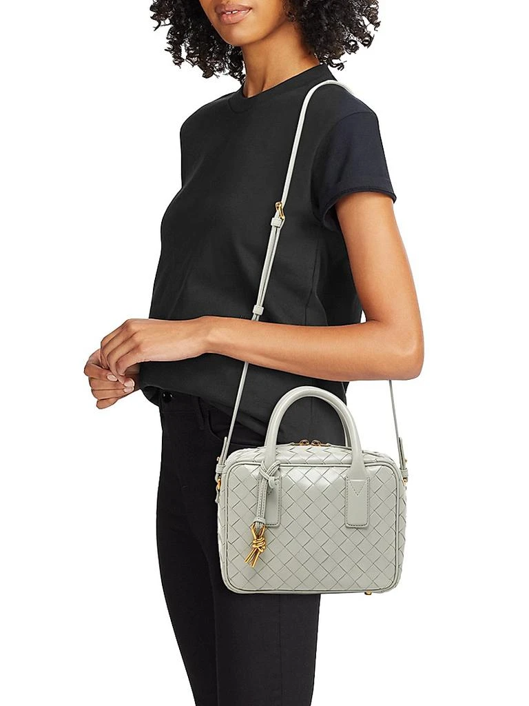 Bottega Veneta Small Getaway Intrecciato Leather Top-Handle Bag 2