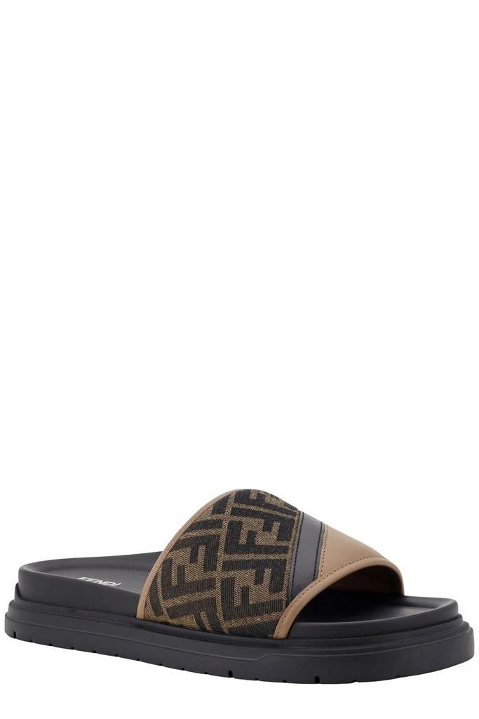 Fendi Fendi Diagonal FF Jacquard Slides 2