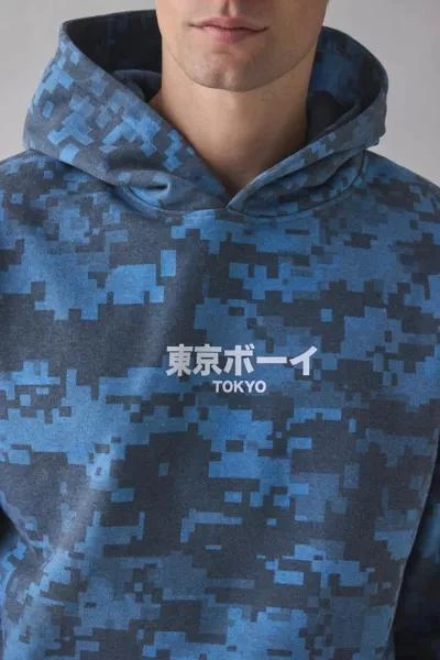 Urban Outfitters Tokyo Digital Camo Pattern Hoodie Sweatshirt 4